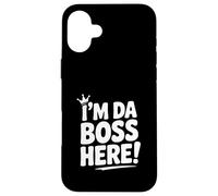 I'm Da Boss Here! Funny Office Humor for Leaders Case for iPhone 16 Plus