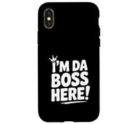 I'm Da Boss Here! Funny Office Humor for Leaders Case for iPhone X/XS