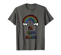 I'm Dead Inside Shirt | Funny Rainbow T-Shirt T-Shirt