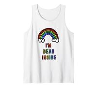 I'm Dead Inside Shirt | Funny Rainbow T-Shirt Tank Top