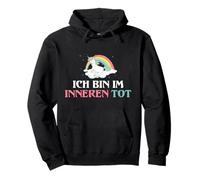 I'm dead inside unicorn Pullover Hoodie