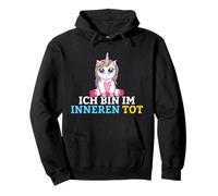 I'm dead inside unicorn Pullover Hoodie