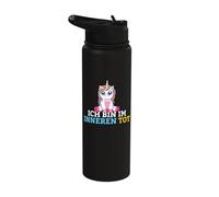 I'm Dead Inside Unicorn Stainless Steel Insulated Water Bottle