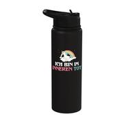 I'm Dead Inside Unicorn Stainless Steel Insulated Water Bottle
