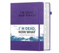 I'm Dead Now What Planner, Estate Planning Organizer with Tabs, Death Planner Organizer for Senior, Important Info for Final Arrangements, Beneficiary & Last Wishes with Large Print, 7.5" x10.4",