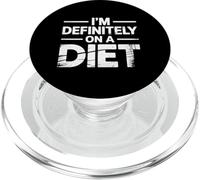 I'm Definitely On A Diet Food Denial Jokes |- PopSockets PopGrip for MagSafe