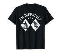 I'm Difficult Value Graphic T-Shirt, Men, Black, M