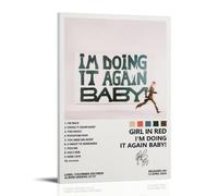 I'm Doing It Again Baby! Girl in Red AlbumWaterproof Posters Wall Art Posters Waterproof Home Printing Moisture-proof Easy to Install And Fade ResistantFrame-style08x12inch(20x30cm)