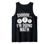 Im Doing Math Shhh I'm Doing Math Meme Funny Workout Quotes Tank Top