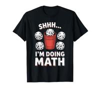 I'm Doing Math Yahtzee Game Night Dice Game Funny Yahtzee T-Shirt