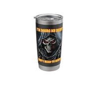 I'm Doing My Best But I Need to Rest Cringe Skeleton Stainless Steel Insulated Tumbler