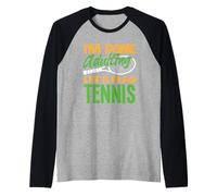 I'm Done Adulting Let's Play Tennis Player Raglan Baseball Tee