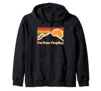 I'm Done Peopling Apparel Zip Hoodie
