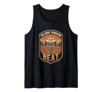 Im Done Working Time to Beat Drum Music Drummer Player Tank Top