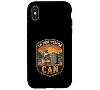 Im Done Working Time To Can Food Preserving Homestead Cook Case for iPhone X/XS