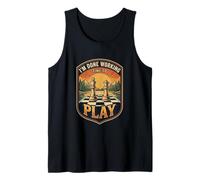 Im Done Working Time to Play Chess Player Strategy Game Tank Top