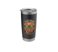 Im Done Working Time to Rally Badminton Player Shuttlecock Stainless Steel Insulated Tumbler