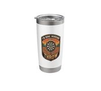 Im Done Working Time to Throw Darts Target Board Player Stainless Steel Insulated Tumbler
