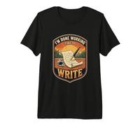 Im Done Working Time to Write Calligraphy Pen Ink Artist Premium T-Shirt