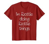 I'm DOTTIE Doing Funny Things Women Birthday Name Gift Idea T-Shirt