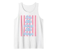 I'm Ella Doing Ella Things Cute Girl's Pink Stripe Tank Top