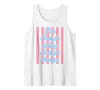 I'm Evelyn Doing Evelyn Things Cute Girl's Pink Stripe Tank Top