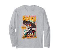 Im Extra Spicy Skeleton Funny Chili Design Long Sleeve T-Shirt