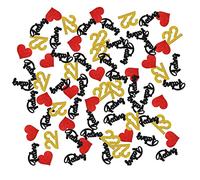 I'm Feeling 22 Glitter, Happy 22nd Birthday Table Confetti, 22 Sign Paper Scatter, 22nd Anniversary Party Table Decorations, 120pcs