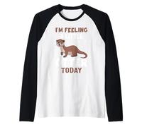 I'm Feeling A Little Otter Today Raglan Baseball Tee