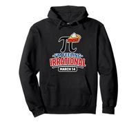 Im Feeling Irrational Pi Day March 14 Funny Math Joke Pullover Hoodie