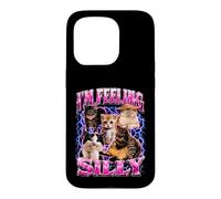 I'm Feeling Silly Funny Cat Meme Bootleg Case for iPhone 15 Pro