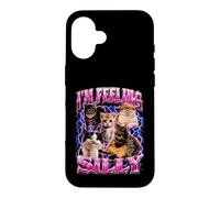 I'm Feeling Silly Funny Cat Meme Bootleg Case for iPhone 16