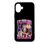 I'm Feeling Silly Funny Cat Meme Bootleg Case for iPhone 16 Plus