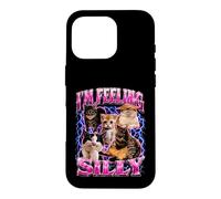 I'm Feeling Silly Funny Cat Meme Bootleg Case for iPhone 16 Pro