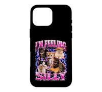 I'm Feeling Silly Funny Cat Meme Bootleg Case for iPhone 16 Pro Max