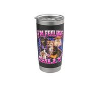 I'm Feeling Silly Funny Cat Meme Bootleg Stainless Steel Insulated Tumbler