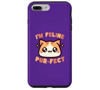 I'm Feline Pur-fect Cat Kawaii Cute Funny Case for iPhone 7 Plus/8 Plus