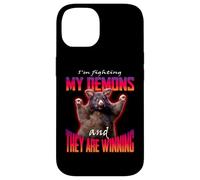 I'm Fighting My Demons And They Are Winning Rat Word Art Case for iPhone 14