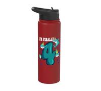 I'm Finally 4 Underwater Shark 4th Birthday Stainless Steel Insulated Water Bottle