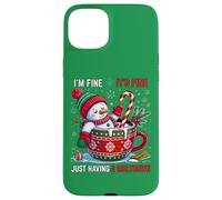 I'm Fine It's Fine Just Having A Meltdown Santa Case for iPhone 15 Plus