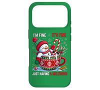 I'm Fine It's Fine Just Having A Meltdown Santa Case for iPhone 17 Pro