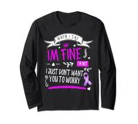 Im Fine Lupus Awareness For Women This is My Flare Day Long Sleeve T-Shirt
