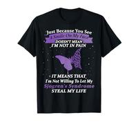 I'm Fine Ribbon Warrior Sjogren's Syndrome Awareness T-Shirt