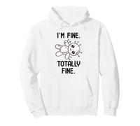 I'm Fine Totally Fine Cute Kawaii Halloween Voodoo Doll Pullover Hoodie