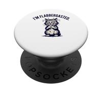 Im Flabbergasted Cat Meme Wide Eyed Kitten PopSockets Adhesive PopGrip