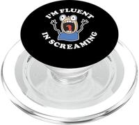 Im Fluent In Screaming Roller Coaster PopSockets PopGrip for MagSafe