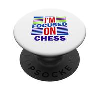 Im Focused on chess PopSockets Adhesive PopGrip