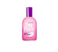 I'M FREE 5490-60230 Fragrance Kiss Me Pink EDT Spray 110 ml for adults, built for long-lasting everyday fragrance wear, 110 ml, pink