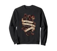 I'm Friendly But My Wife Isn't Don't Touch Funny Panther Sweatshirt