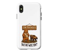 I'm Friendly Wife Isnt Bear Honey Case for iPhone X/XS